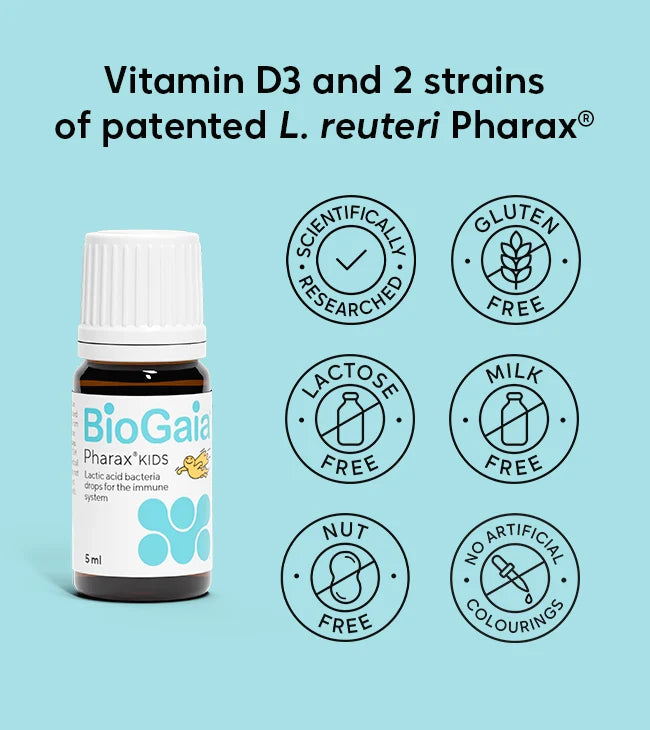 BioGaia Pharax Drops with Vit D 5ml