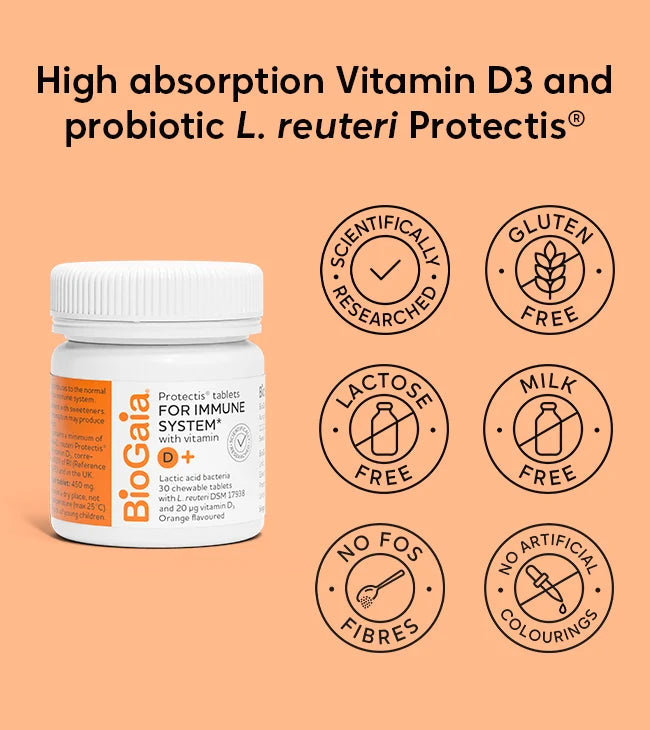BioGaia Protectis Vit D+Tablets