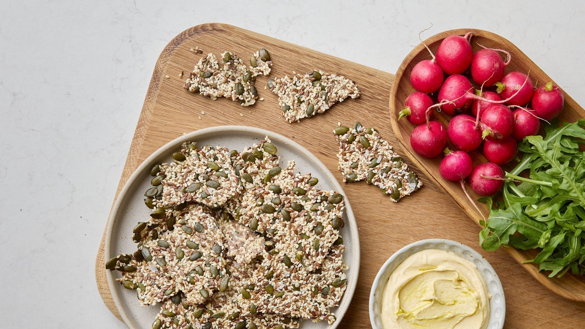 Our fibre-rich crispbread recipe