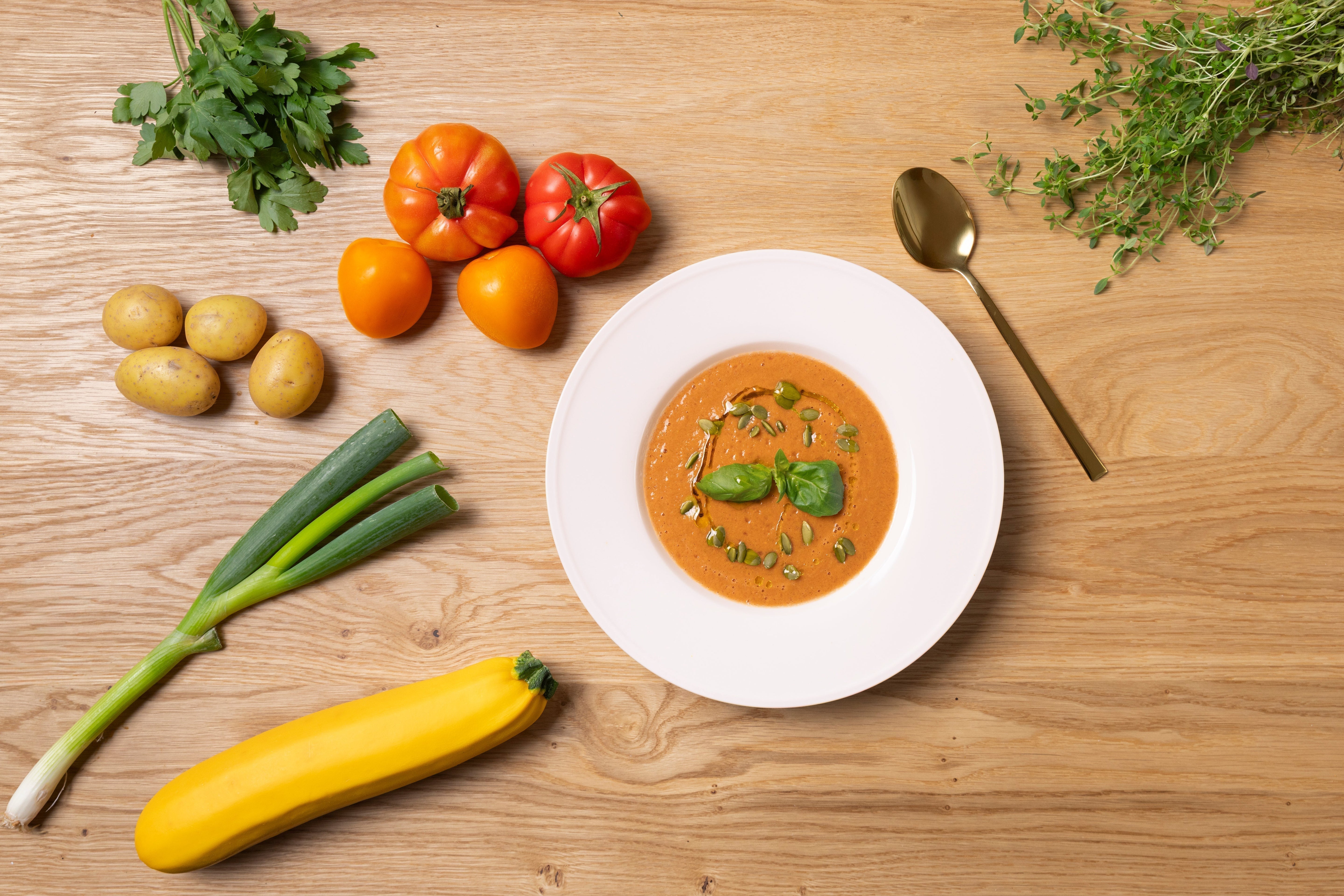 Creamy Low-FODMAP Roasted Tomato Soup