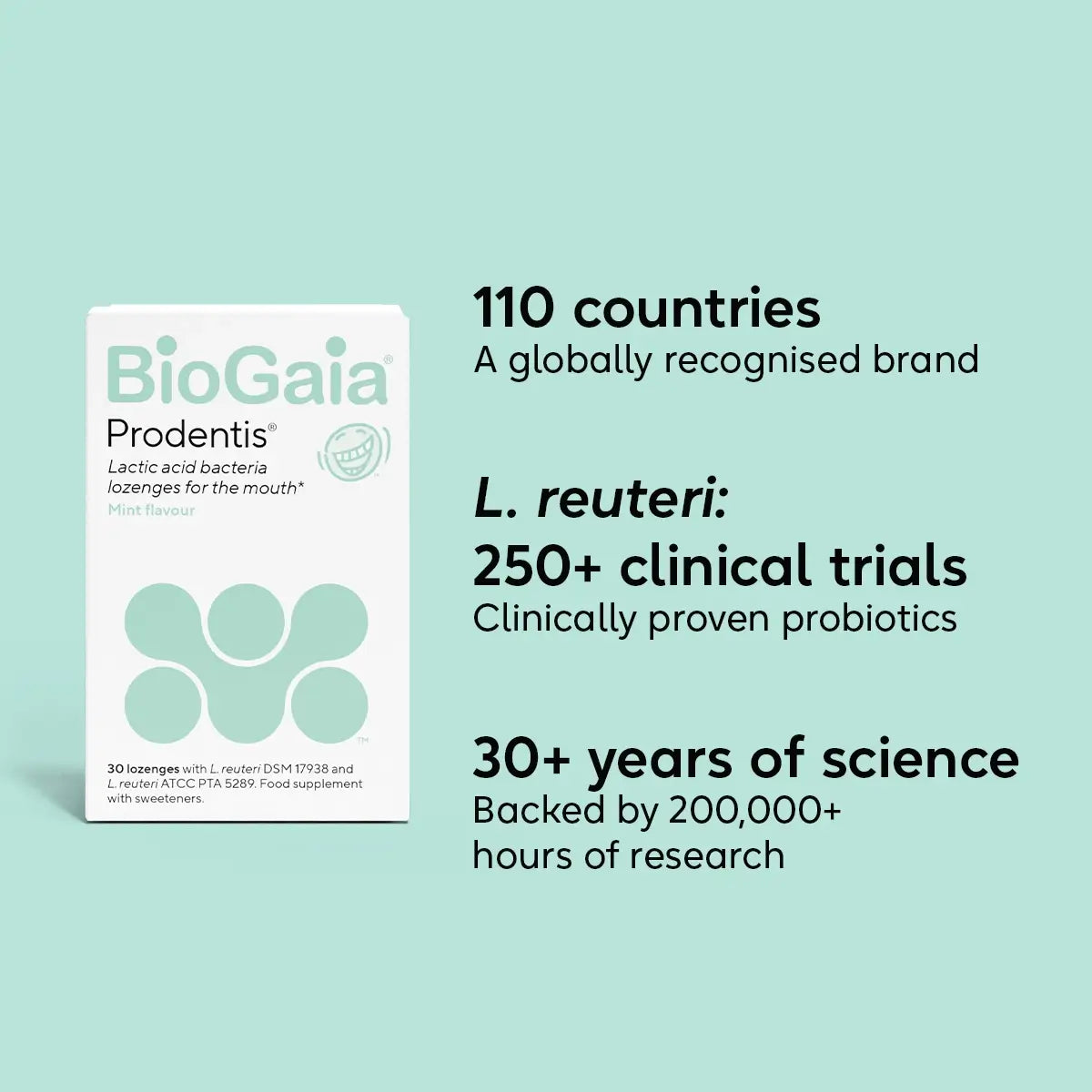 Prodentis: Oral Probiotics - for oral health | BioGaia UK