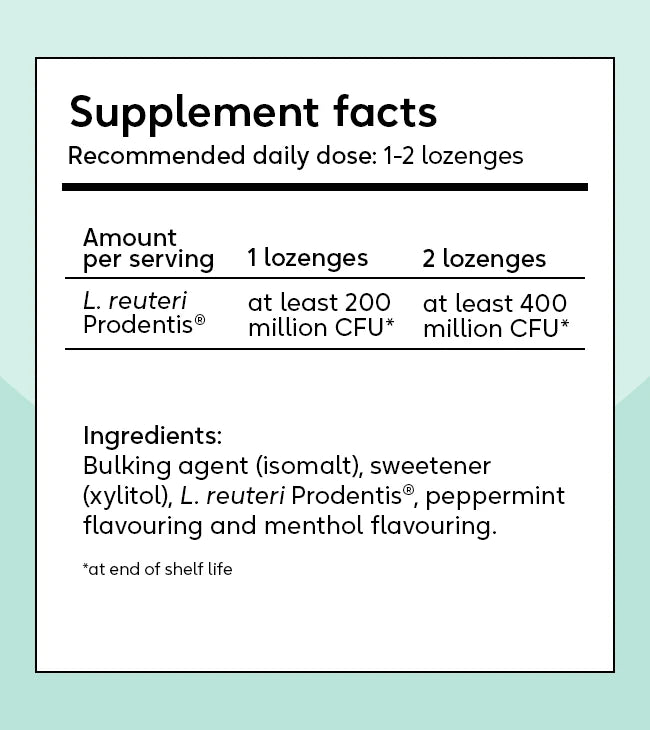 Prodentis: Oral Probiotics - for oral health | BioGaia UK